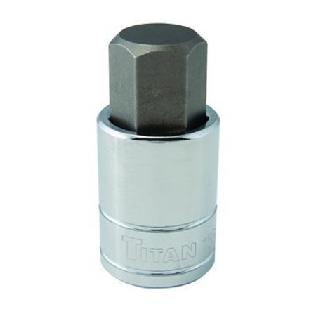 TITAN SOCKET HEX BIT 1/2" DR 3/4" CHROME TL15666